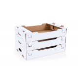 Tacka z tektury falistej białej 600x400x120mm