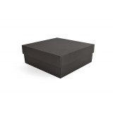 Karton fasonowy 330x330x130 czarny z wieczkiem